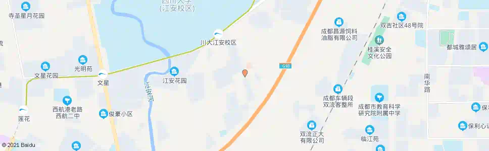 成都西航港街道办事处_公交站地图_成都公交_妙搜公交查询2025