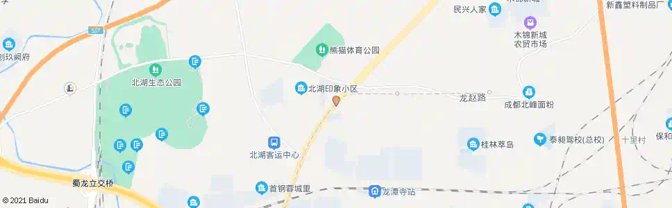 成都龙潭寺北路_公交站地图_成都公交_妙搜公交查询2025
