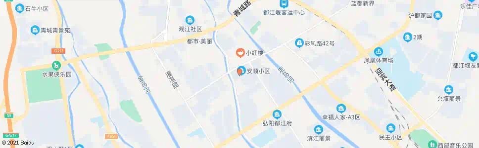 成都安顺小区_公交站地图_成都公交_妙搜公交查询2025