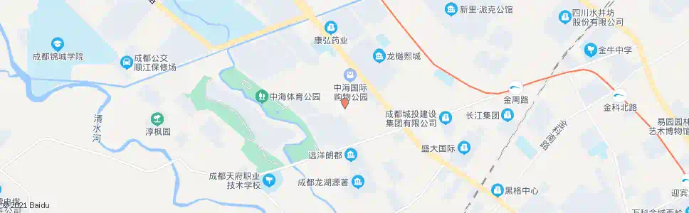 成都阳光街_公交站地图_成都公交_妙搜公交查询2025