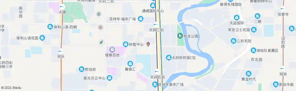 成都天府四街天府大道口_公交站地图_成都公交_妙搜公交查询2025