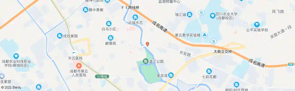 成都长安桥_公交站地图_成都公交_妙搜公交查询2025