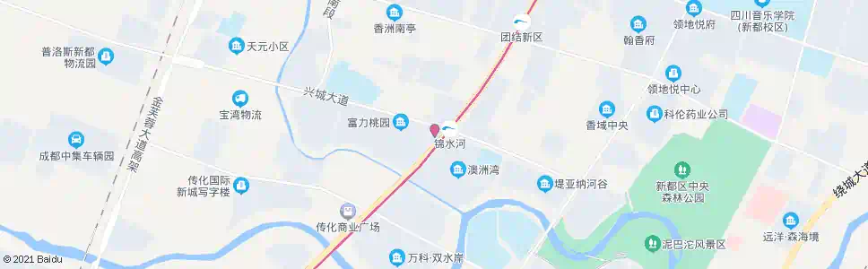 成都中国航油油库_公交站地图_成都公交_妙搜公交查询2025