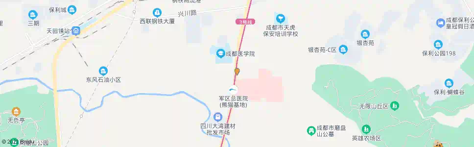 成都成都军区总医院_公交站地图_成都公交_妙搜公交查询2025