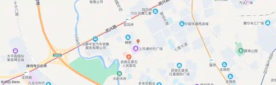 成都青羊大道草金路口_公交站地图_成都公交_妙搜公交查询2025