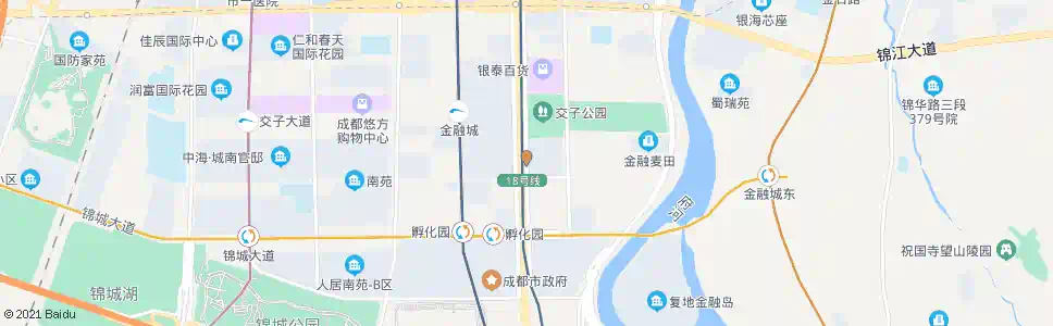 成都天府大道锦尚东路口_公交站地图_成都公交_妙搜公交查询2025