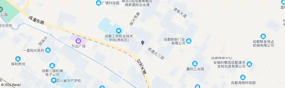 成都港通北三路港北六路口_公交站地图_成都公交_妙搜公交查询2025