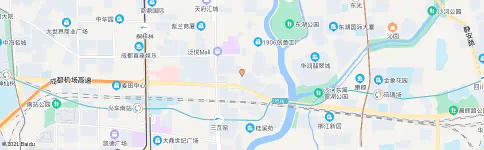 成都高攀路南_公交站地图_成都公交_妙搜公交查询2025