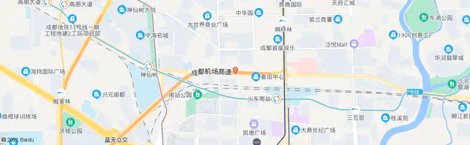 成都火车南站西路中_公交站地图_成都公交_妙搜公交查询2025