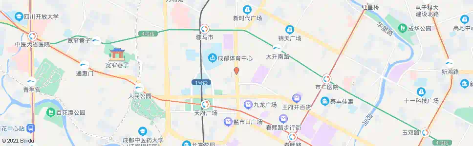 成都顺城大街南_公交站地图_成都公交_妙搜公交查询2025