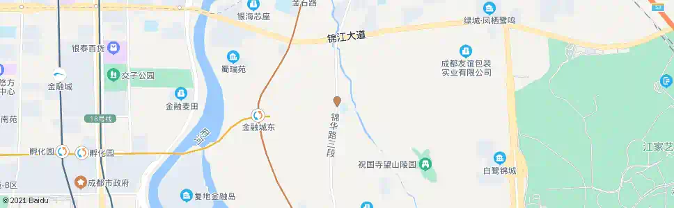 成都锦华路三段北_公交站地图_成都公交_妙搜公交查询2025