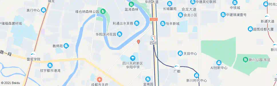 成都四河小区_公交站地图_成都公交_妙搜公交查询2025