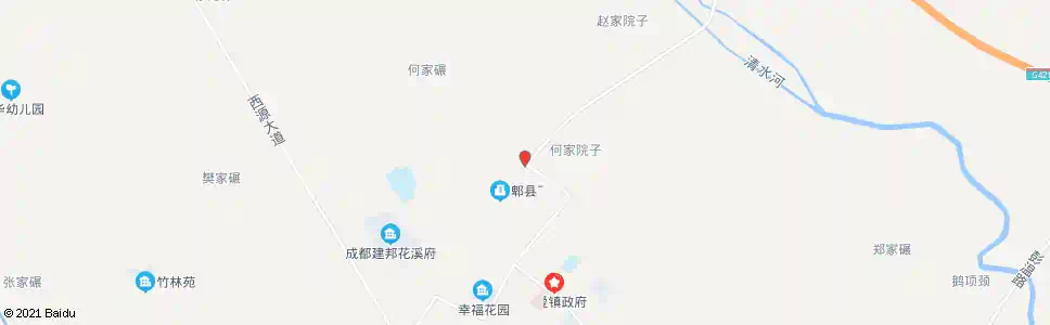 成都花园镇公交站_公交站地图_成都公交_妙搜公交查询2025