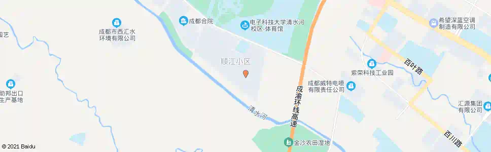 成都顺江社区服务中心_公交站地图_成都公交_妙搜公交查询2025