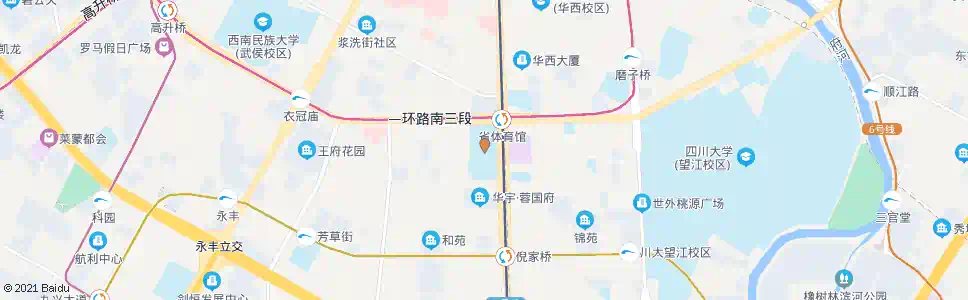 成都省体育馆_公交站地图_成都公交_妙搜公交查询2025