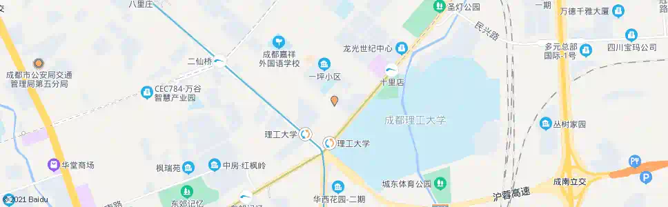 成都二仙桥北二路东_公交站地图_成都公交_妙搜公交查询2025