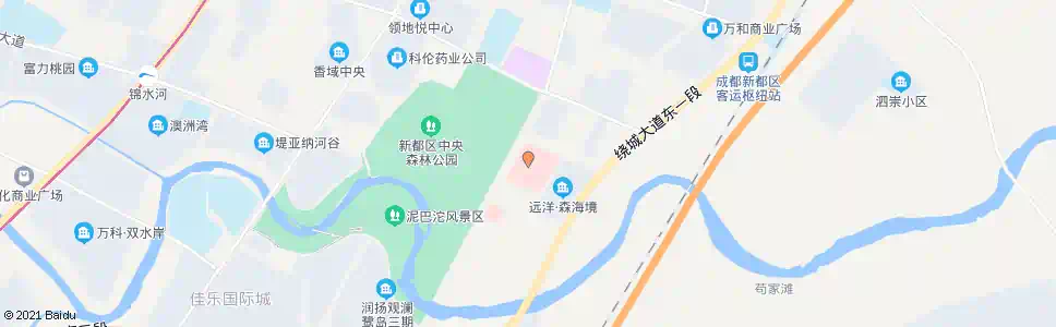 成都新都区医院_公交站地图_成都公交_妙搜公交查询2025