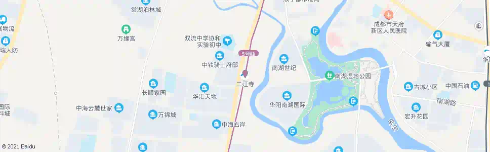 成都二江寺_公交站地图_成都公交_妙搜公交查询2025