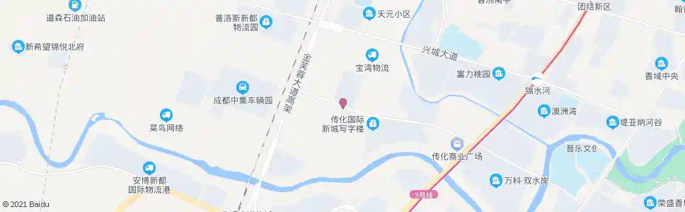 成都物流园区站_公交站地图_成都公交_妙搜公交查询2025