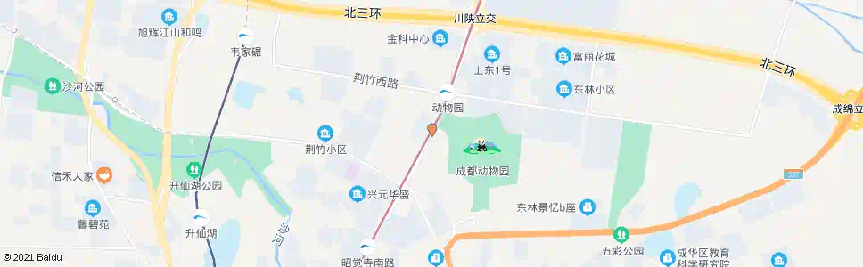 成都三环路川陕立交桥南_公交站地图_成都公交_妙搜公交查询2025