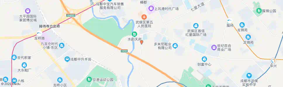 成都金航路北_公交站地图_成都公交_妙搜公交查询2025