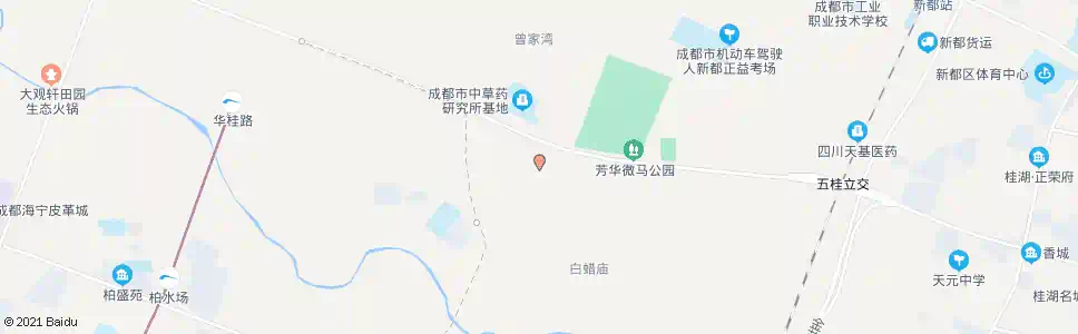 成都五桂二社_公交站地图_成都公交_妙搜公交查询2025