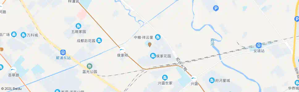 成都侯家桥路北_公交站地图_成都公交_妙搜公交查询2025