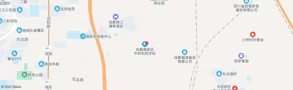 成都利民学校_公交站地图_成都公交_妙搜公交查询2025