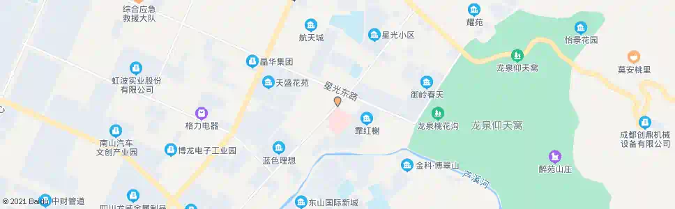 成都航天医院_公交站地图_成都公交_妙搜公交查询2025