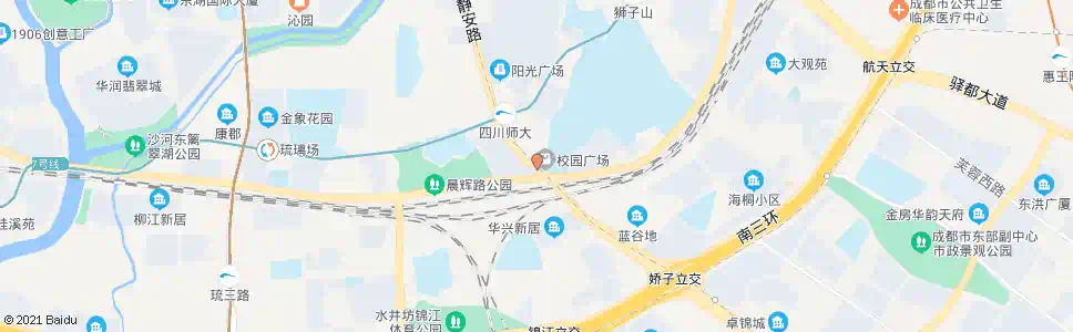 成都川师南大门_公交站地图_成都公交_妙搜公交查询2025