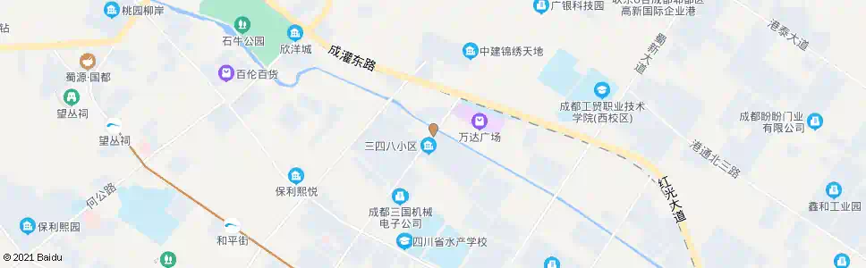 成都滨河路口东_公交站地图_成都公交_妙搜公交查询2025