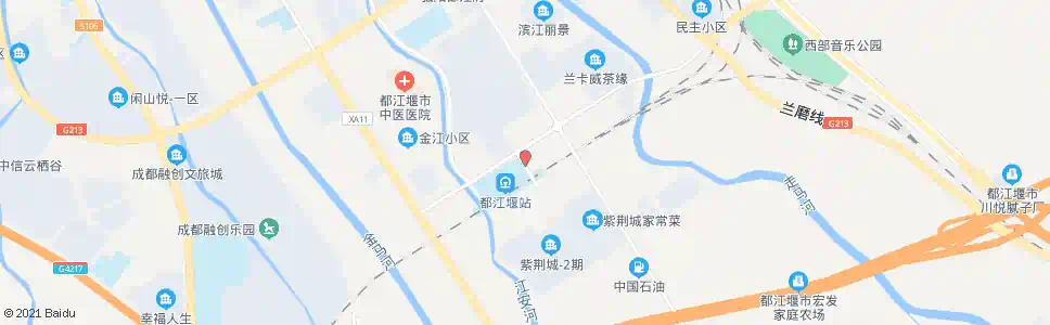 成都都江堰快铁站_公交站地图_成都公交_妙搜公交查询2025