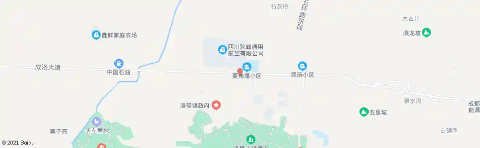成都成洛路洛带路口_公交站地图_成都公交_妙搜公交查询2025