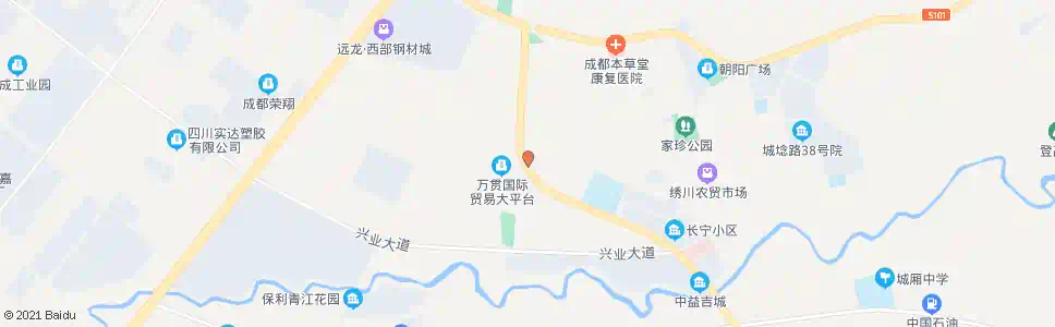 成都马鞍村_公交站地图_成都公交_妙搜公交查询2025