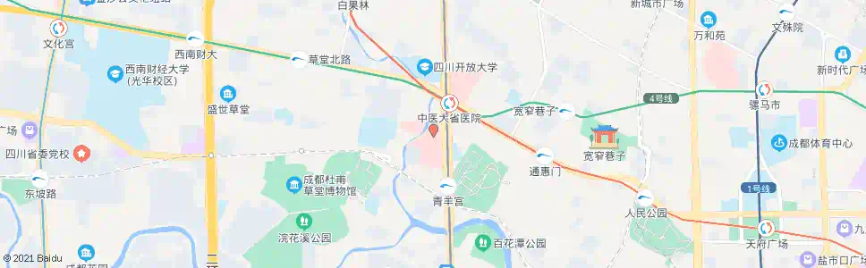 成都省医院_公交站地图_成都公交_妙搜公交查询2025