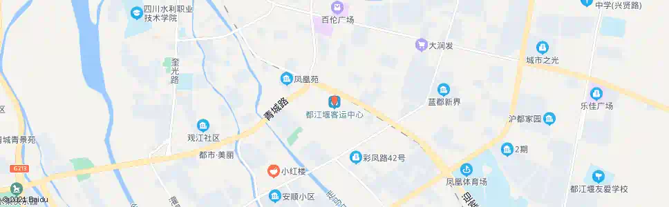 成都都江堰客运中心_公交站地图_成都公交_妙搜公交查询2025