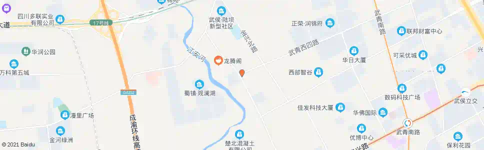 成都金江明珠_公交站地图_成都公交_妙搜公交查询2025