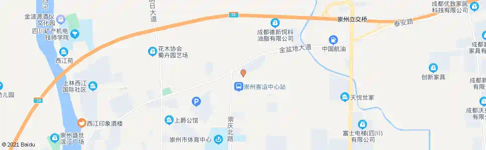 成都永安路东_公交站地图_成都公交_妙搜公交查询2025
