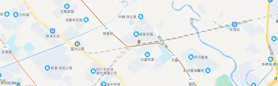 成都侯家桥三街_公交站地图_成都公交_妙搜公交查询2025