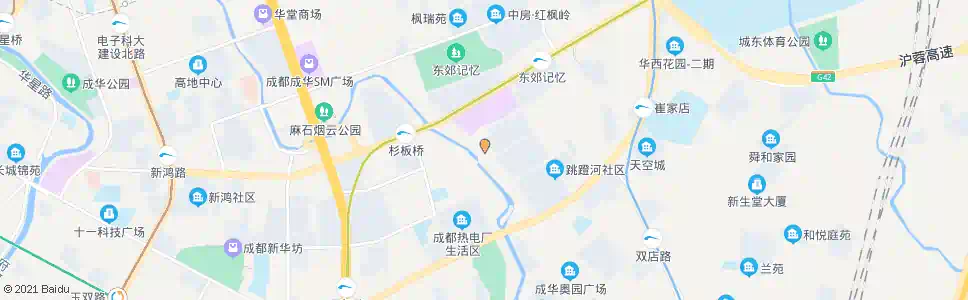 成都杉板桥南四路北_公交站地图_成都公交_妙搜公交查询2025