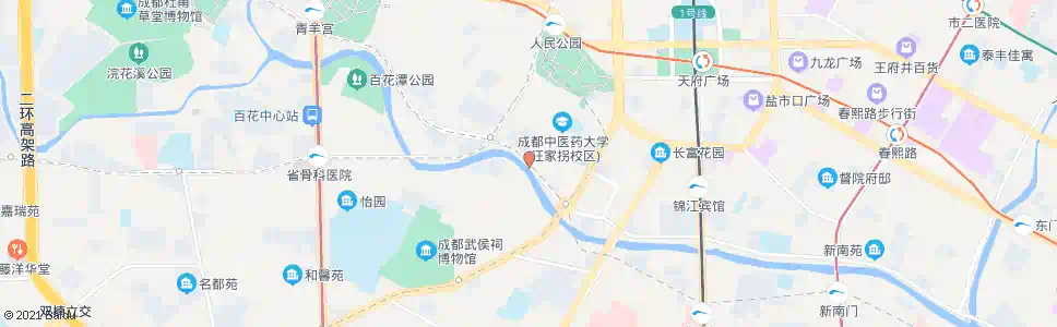 成都锦里中路_公交站地图_成都公交_妙搜公交查询2025