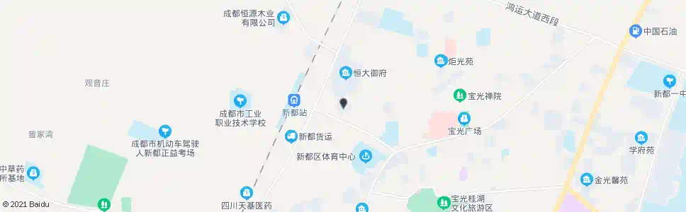 成都西北建材城_公交站地图_成都公交_妙搜公交查询2025