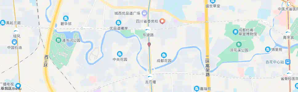 成都青羊大道南_公交站地图_成都公交_妙搜公交查询2025