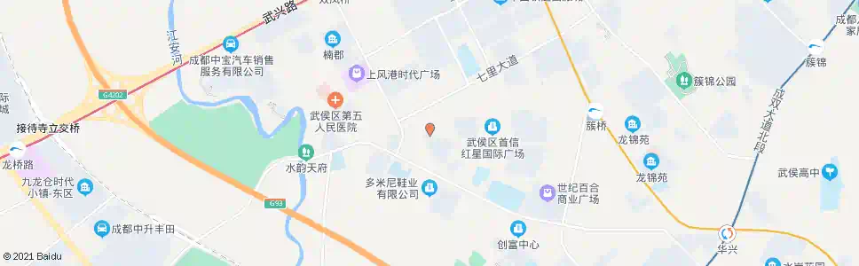 成都金履二路西_公交站地图_成都公交_妙搜公交查询2025