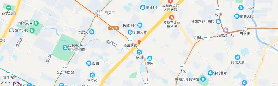 成都二环蜀汉路口_公交站地图_成都公交_妙搜公交查询2025