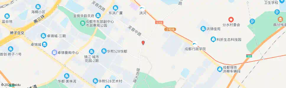 成都银杏大道芙蓉中路口_公交站地图_成都公交_妙搜公交查询2025
