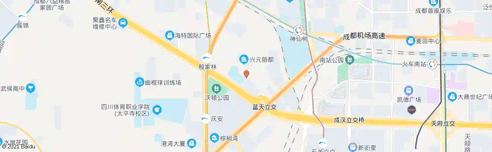 成都新义路新乐南街口_公交站地图_成都公交_妙搜公交查询2025