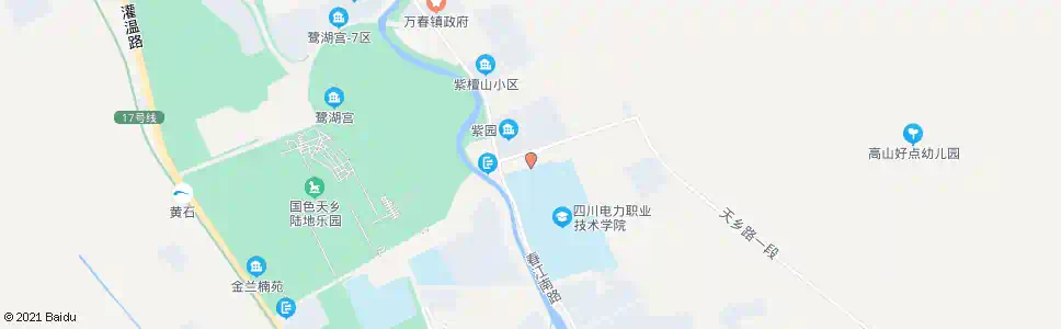 成都春江南路天乡后街_公交站地图_成都公交_妙搜公交查询2025