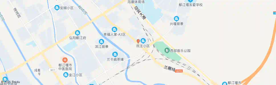 成都民主小区A6_公交站地图_成都公交_妙搜公交查询2025
