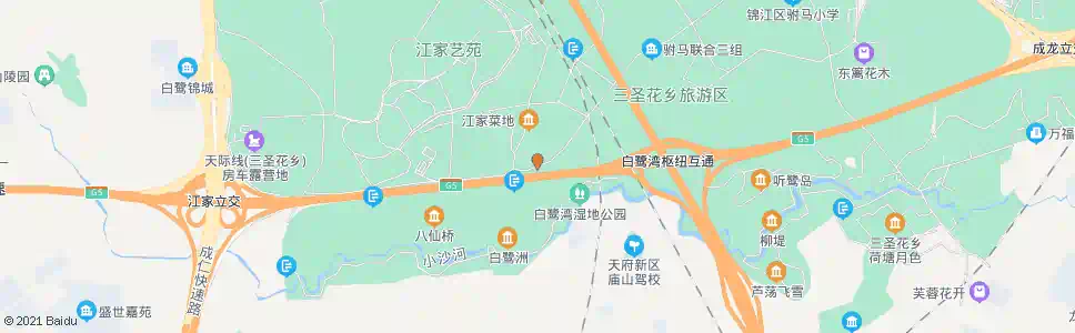 成都白鹭湾_公交站地图_成都公交_妙搜公交查询2025